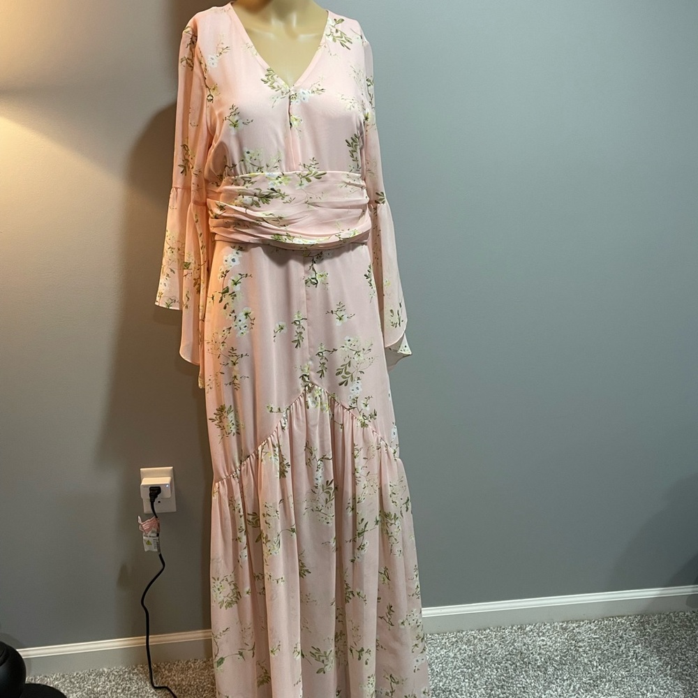 Avec Les Filles Pink Floral Dress